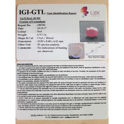 4.80 Ratti Natural New Burma Ruby with Govt. Lab Certificate-(4551)